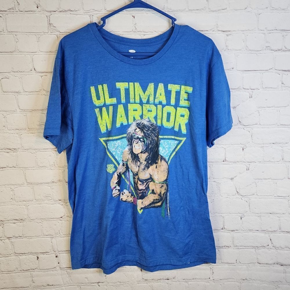 Men's Old Navy WWE "Ultimate Warrior" shirt, size Large